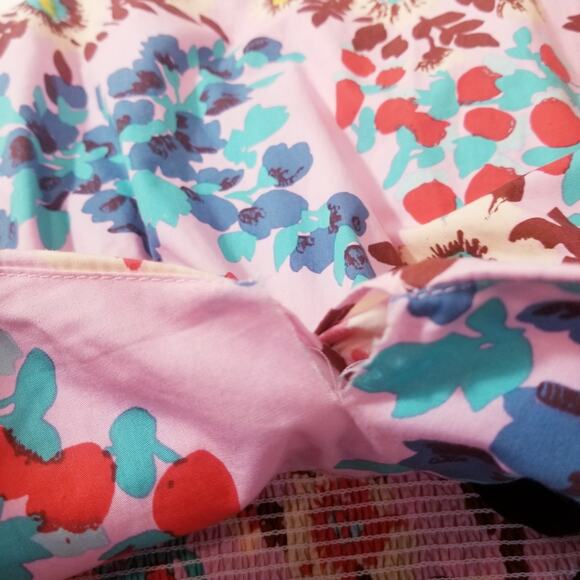 Peter Som Floral Smocked Baby Doll Blouse - Picture 3 of 12